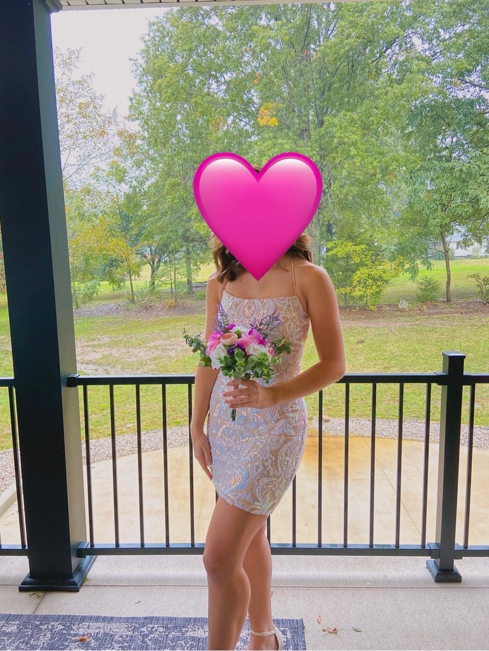 Windsor White Cream Sequin Embellished Mini Dress